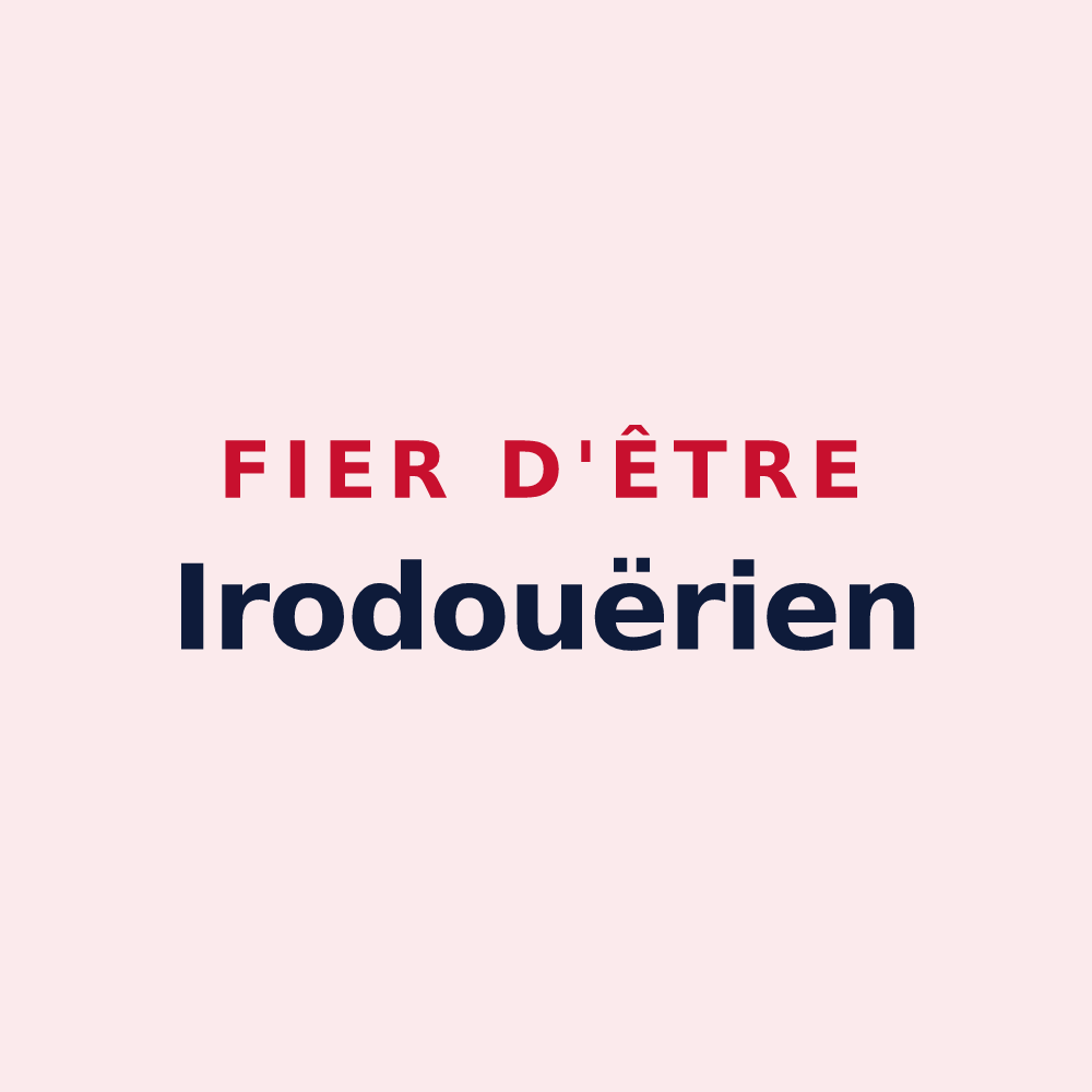 Magnet « Fier d'être Irodouërien » — design pour Irodouër
