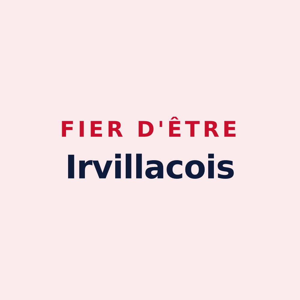 Magnet « Fier d'être Irvillacois » — design pour Irvillac
