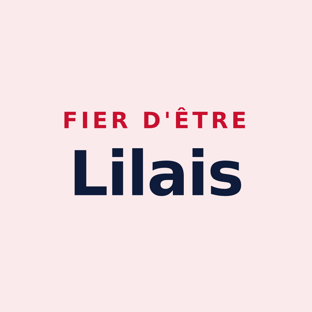 Magnet « Fier d'être Lilais » — design pour Isle-Saint-Georges
