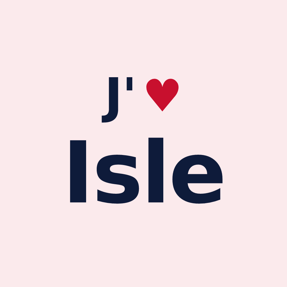 Magnet personnalisé Isle — design J'aime Isle