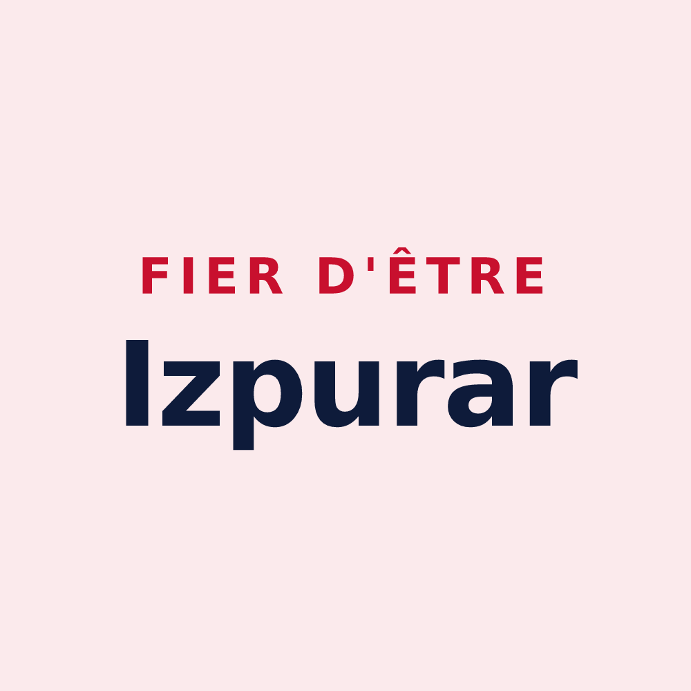 Magnet « Fier d'être Izpurar » — design pour Ispoure