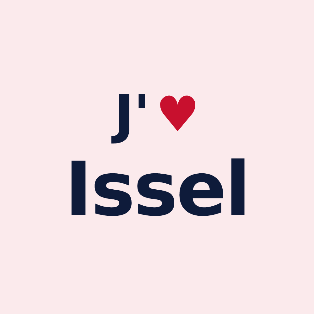Magnet personnalisé Issel — design J'aime Issel
