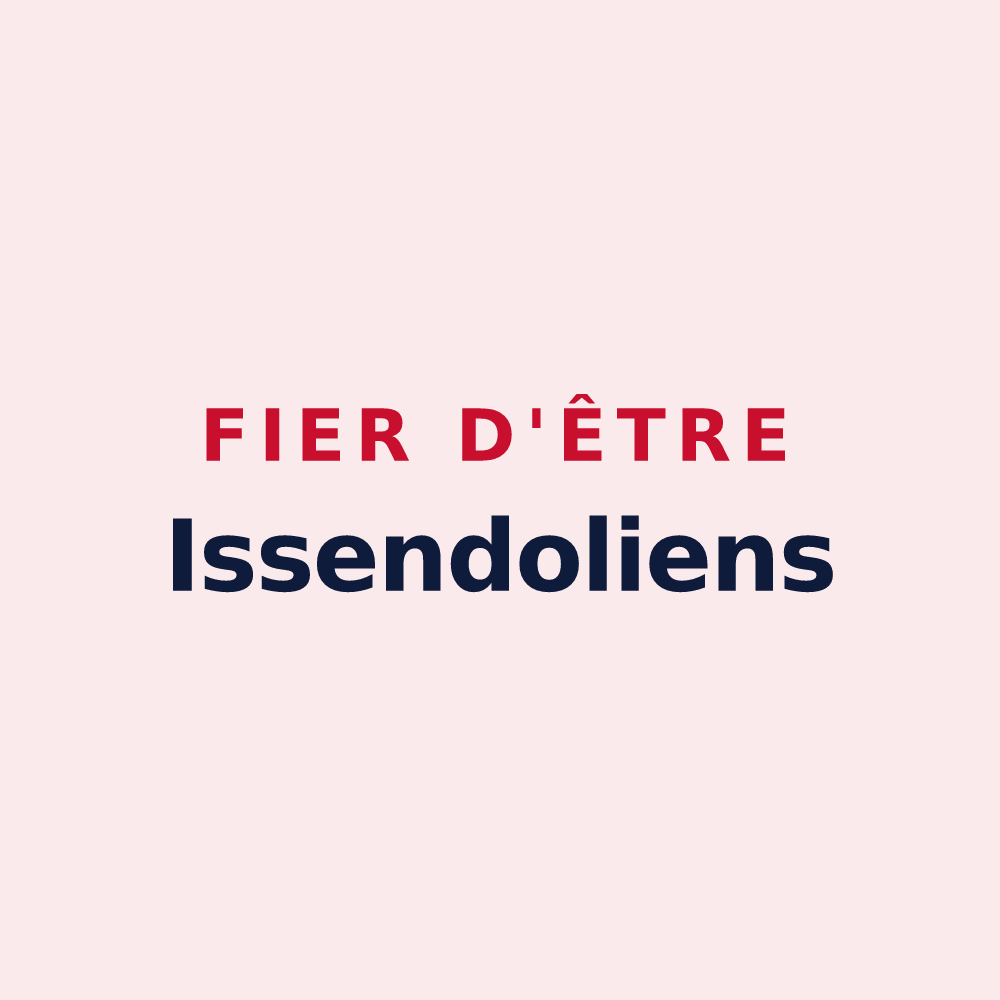 Magnet « Fier d'être Issendoliens » — design pour Issendolus