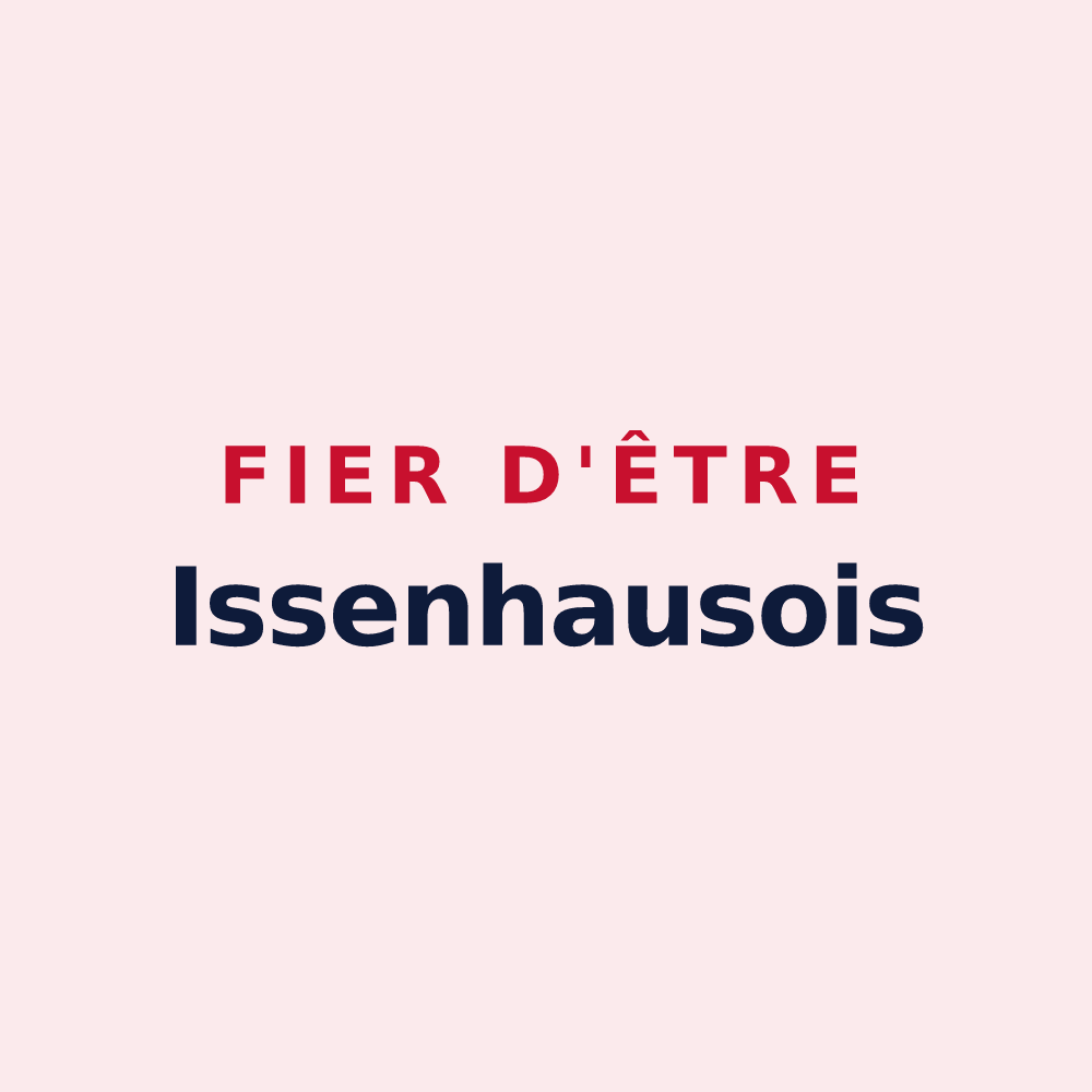 Magnet « Fier d'être Issenhausois » — design pour Issenhausen