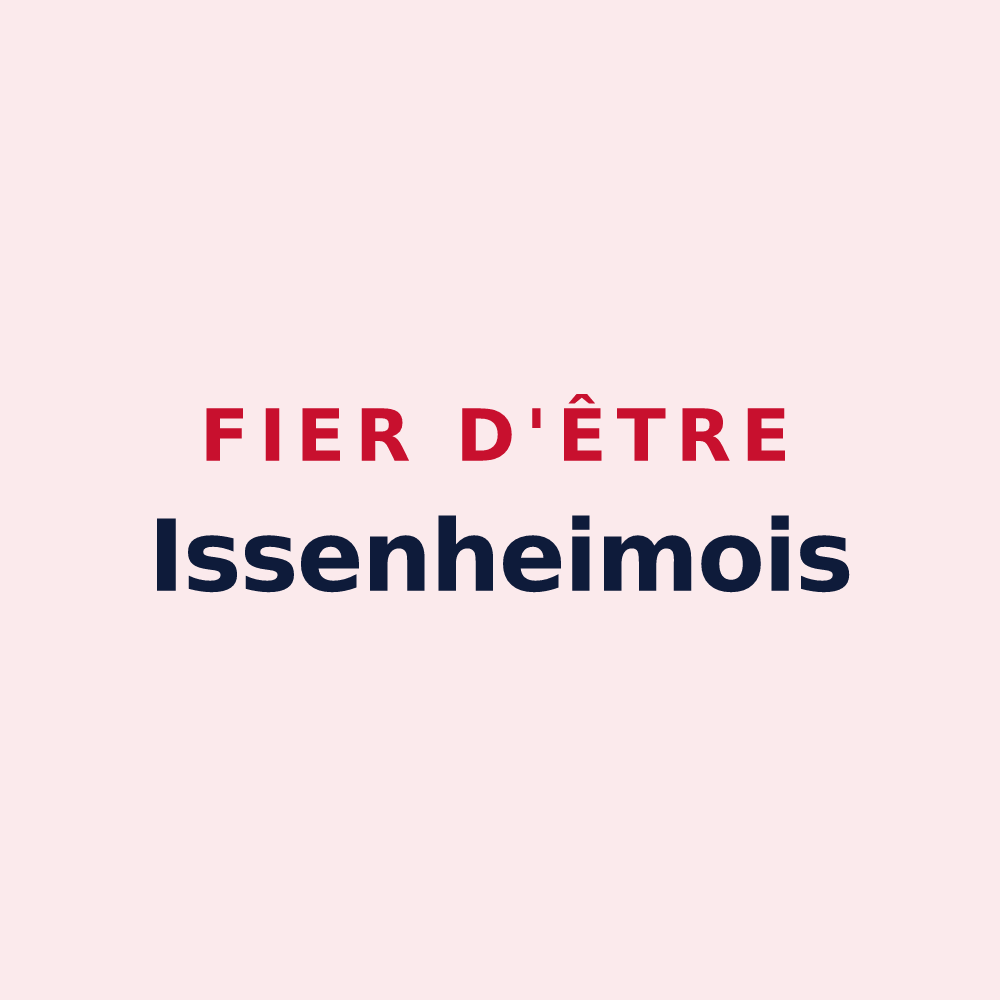 Magnet « Fier d'être Issenheimois » — design pour Issenheim