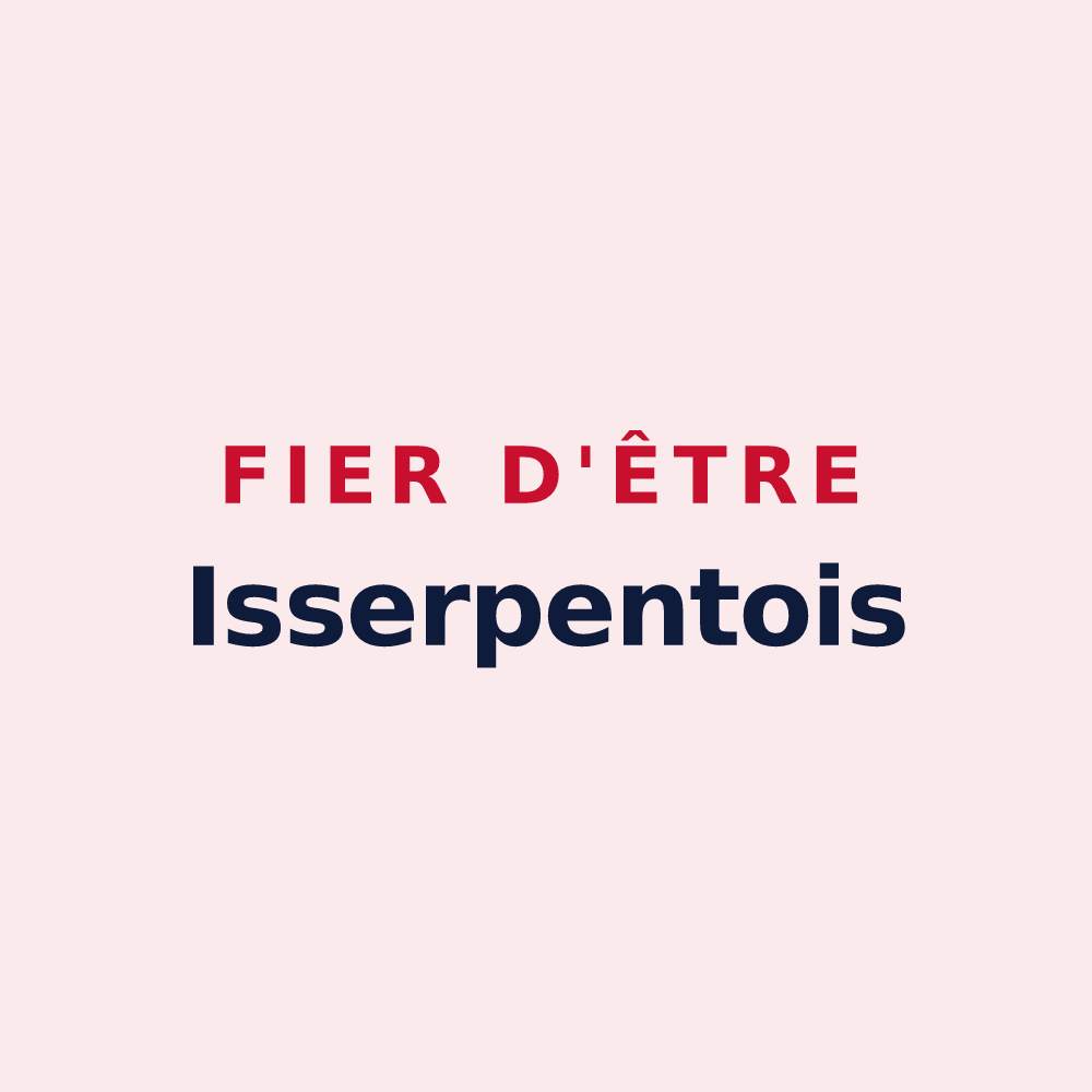 Magnet « Fier d'être Isserpentois » — design pour Isserpent