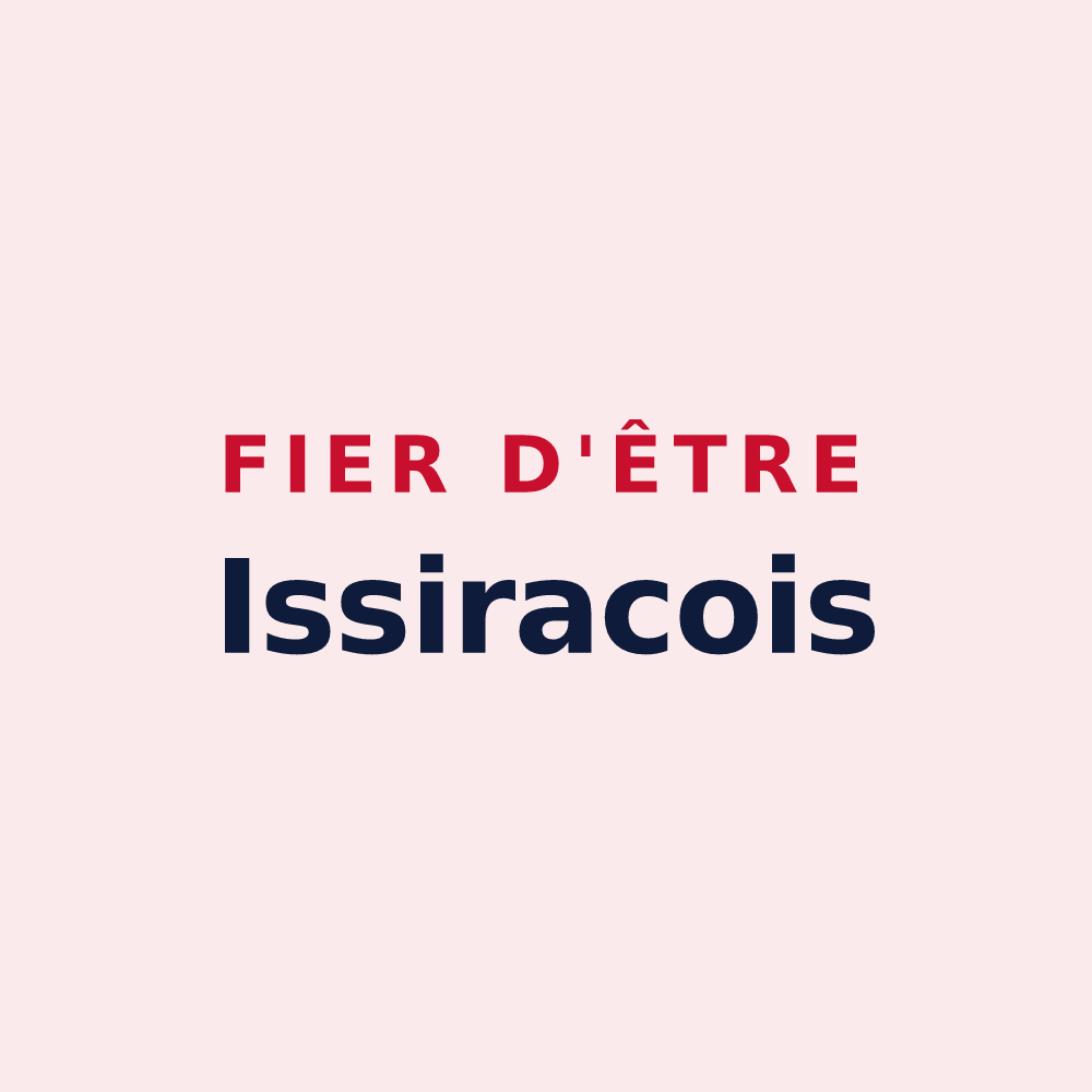 Magnet « Fier d'être Issiracois » — design pour Issirac