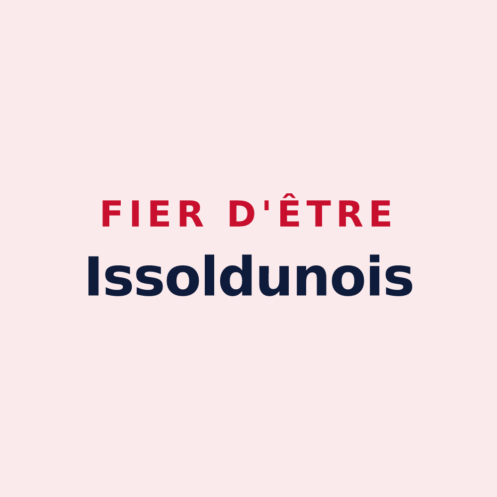 Magnet « Fier d'être Issoldunois » — design pour Issoudun