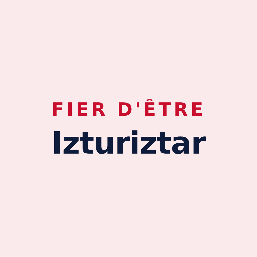 Magnet « Fier d'être Izturiztar » — design pour Isturits