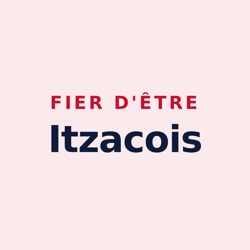 Magnet « Fier d'être Itzacois » — design pour Itzac