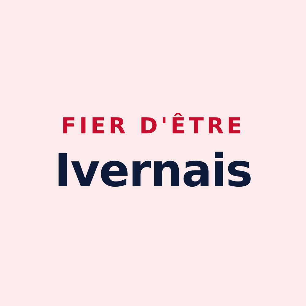 Magnet « Fier d'être Ivernais » — design pour Iverny