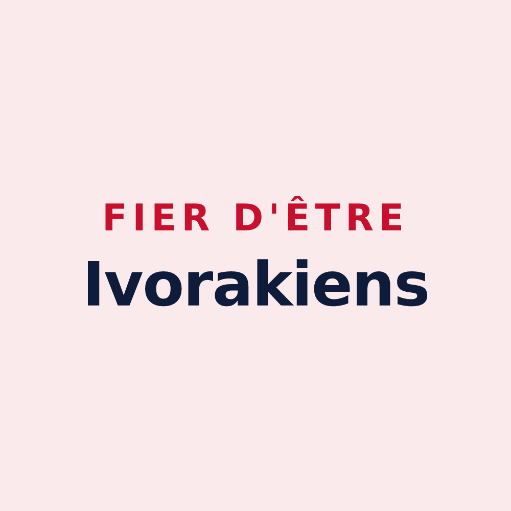 Magnet « Fier d'être Ivorakiens » — design pour Iwuy