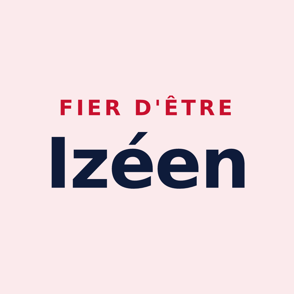 Magnet « Fier d'être Izéen » — design pour Izé