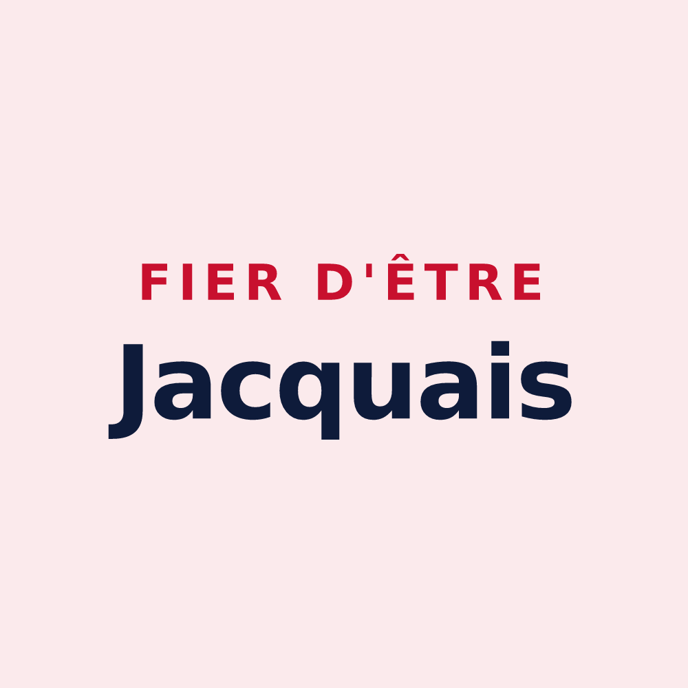 Magnet « Fier d'être Jacquais » — design pour Jacque