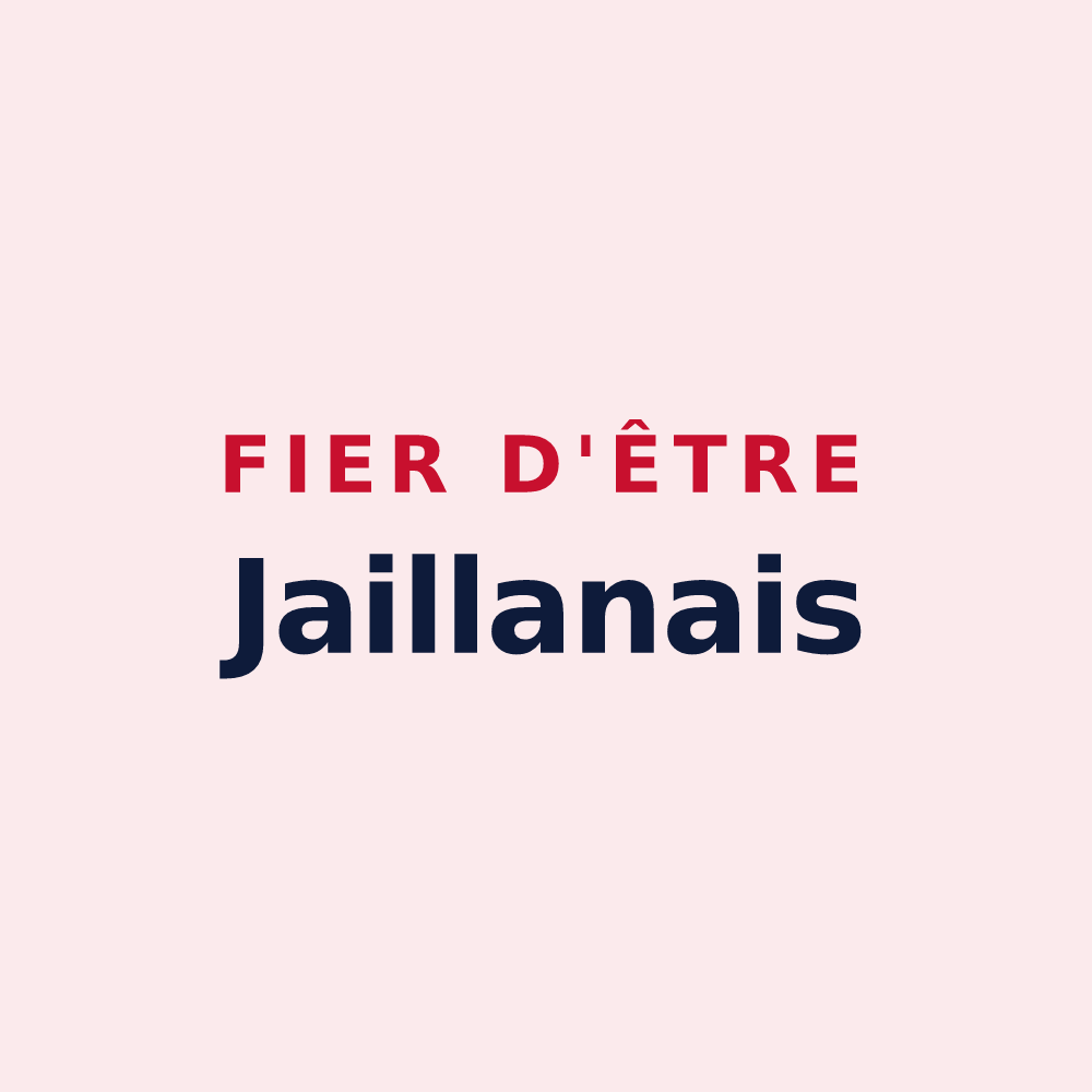 Magnet « Fier d'être Jaillanais » — design pour Jaillans