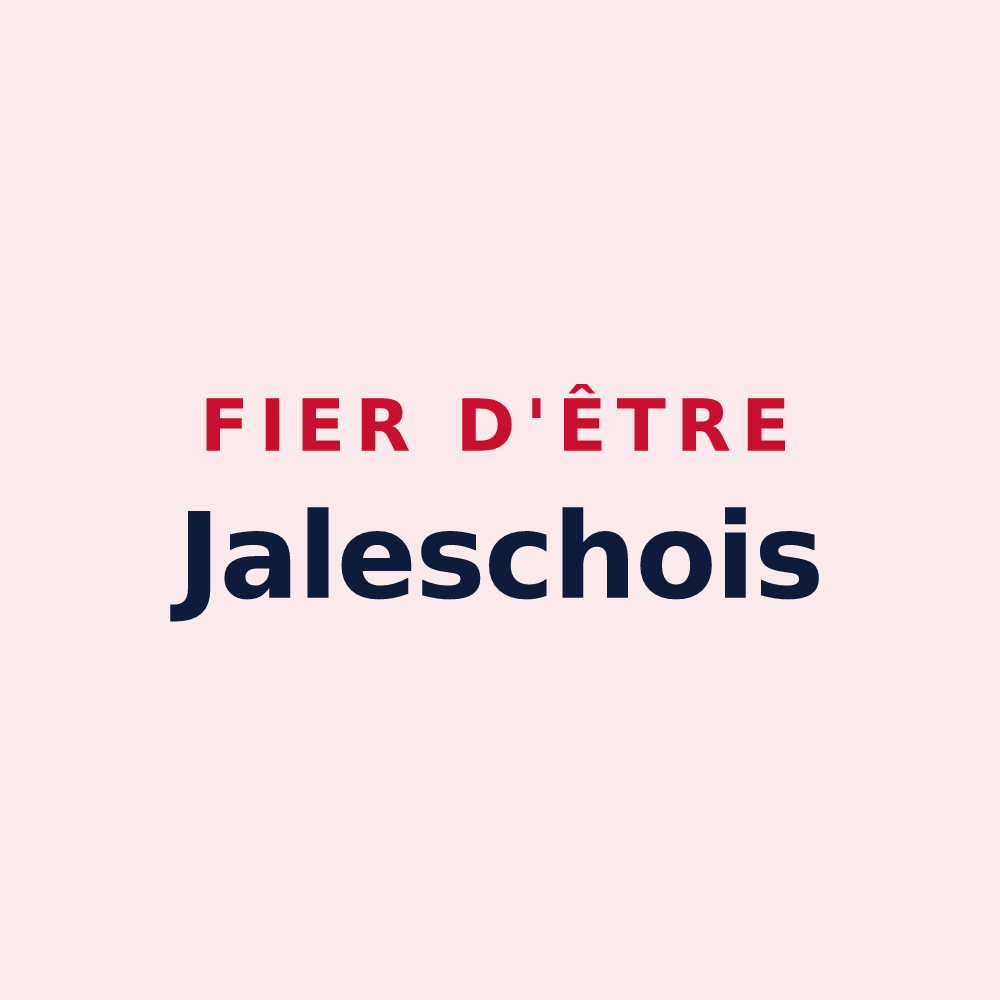 Magnet « Fier d'être Jaleschois » — design pour Jalesches