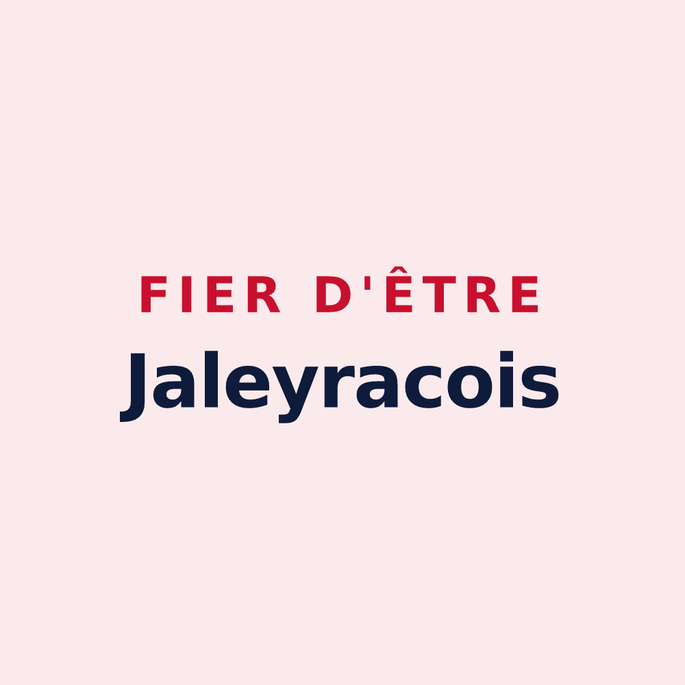 Magnet « Fier d'être Jaleyracois » — design pour Jaleyrac