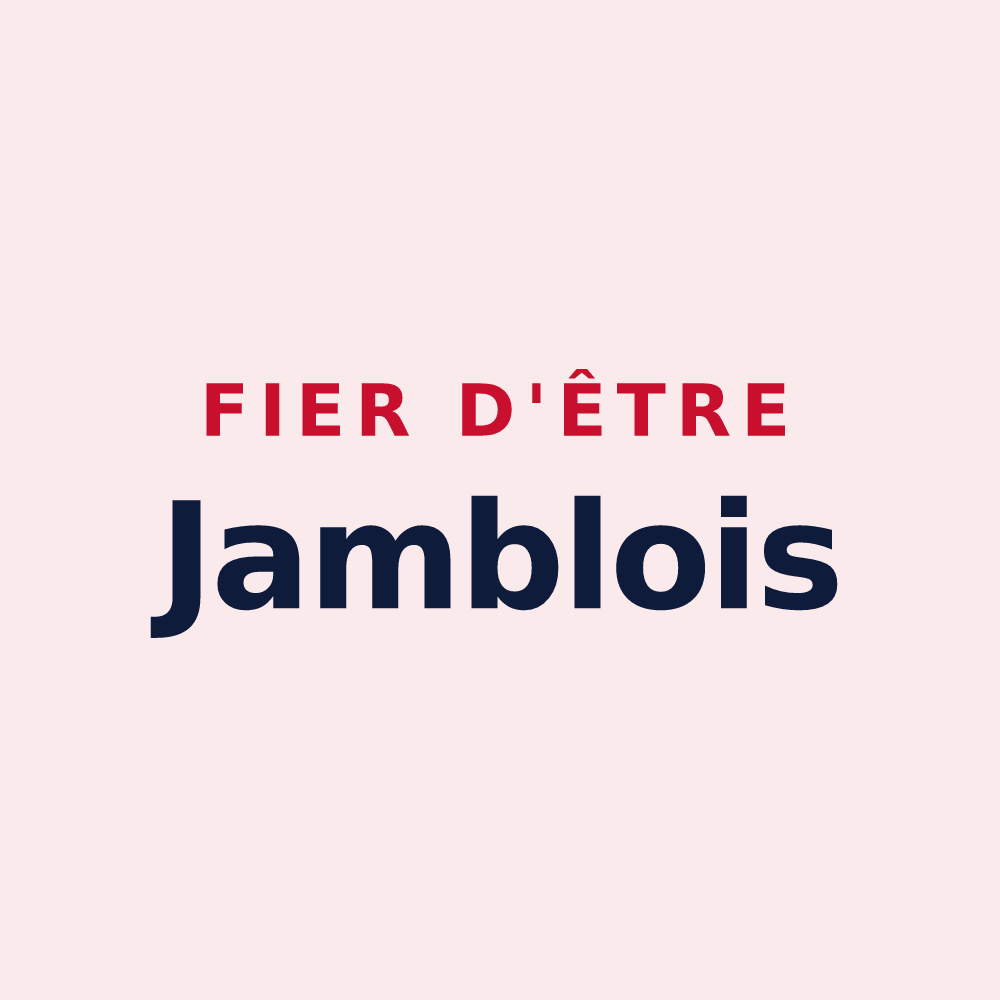 Magnet « Fier d'être Jamblois » — design pour Jambles