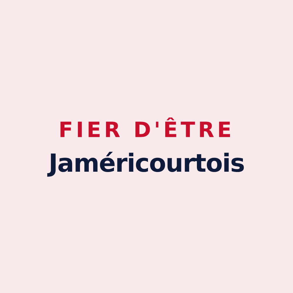 Magnet « Fier d'être Jaméricourtois » — design pour Jaméricourt