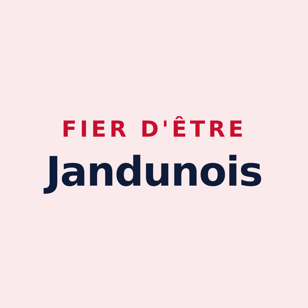 Magnet « Fier d'être Jandunois » — design pour Jandun
