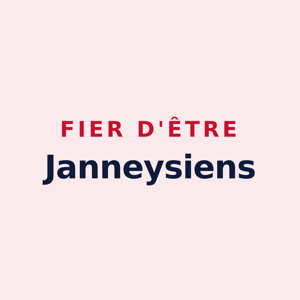 Magnet « Fier d'être Janneysiens » — design pour Janneyrias
