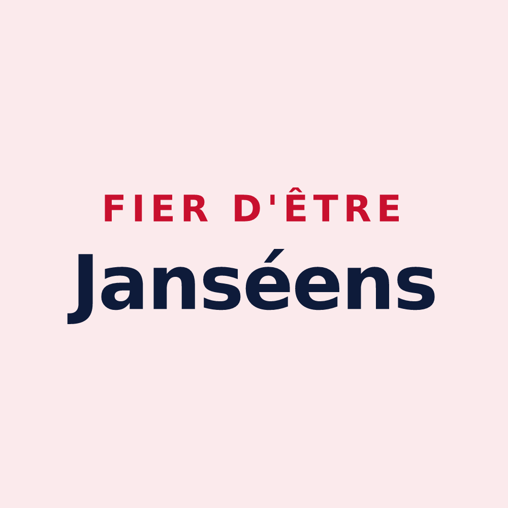Magnet « Fier d'être Janséens » — design pour Jans