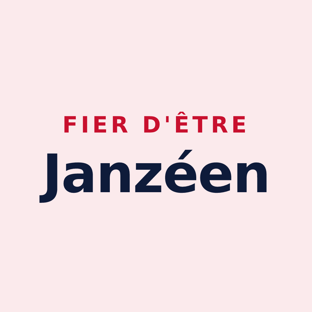 Magnet « Fier d'être Janzéen » — design pour Janzé