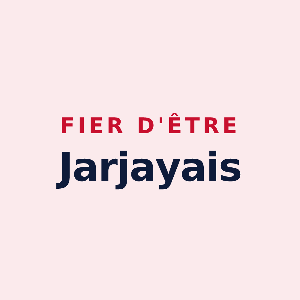 Magnet « Fier d'être Jarjayais » — design pour Jarjayes