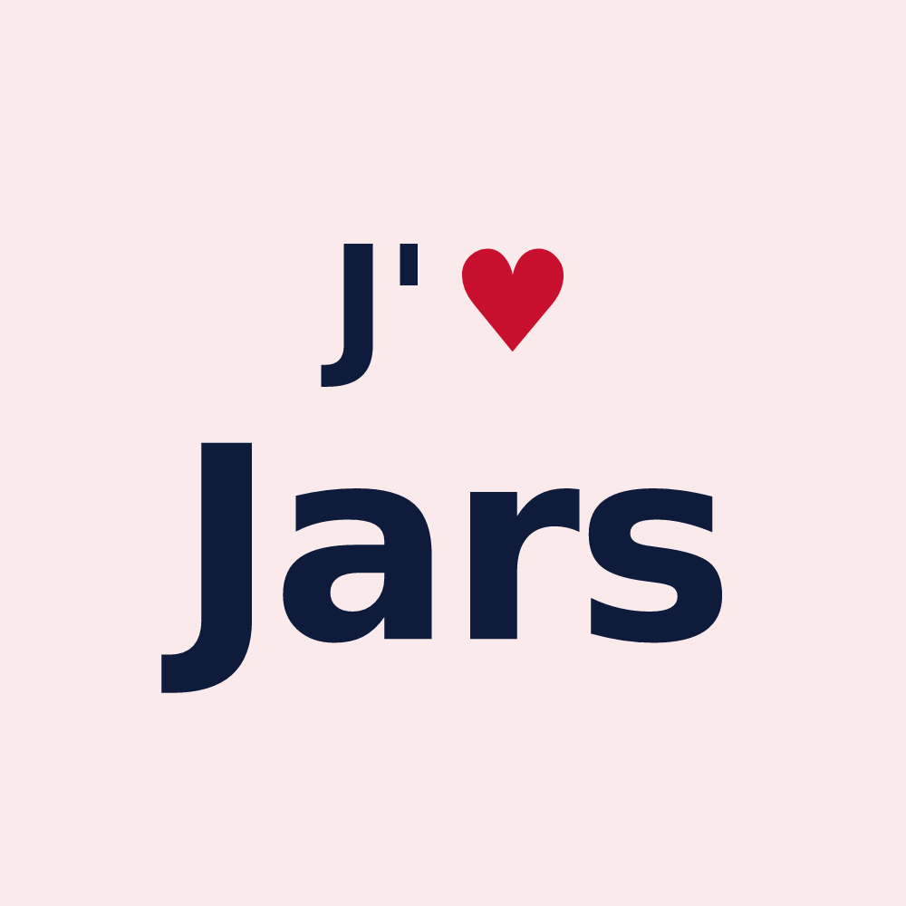 Magnet personnalisé Jars — design J'aime Jars