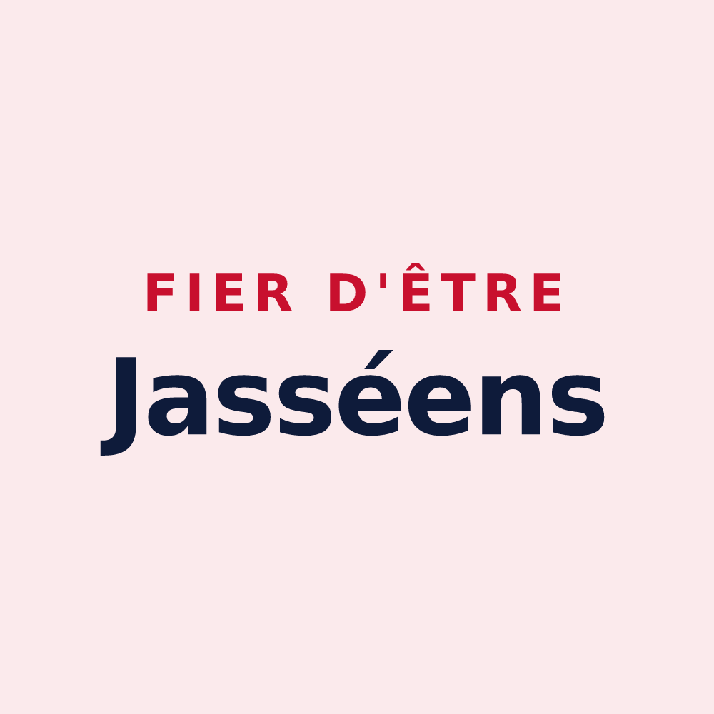 Magnet « Fier d'être Jasséens » — design pour Jas