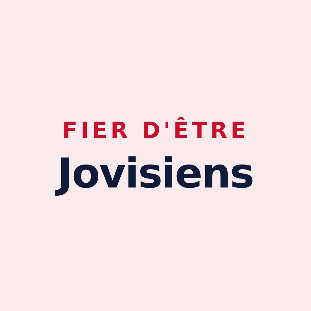 Magnet « Fier d'être Jovisiens » — design pour Jau-Dignac-et-Loirac