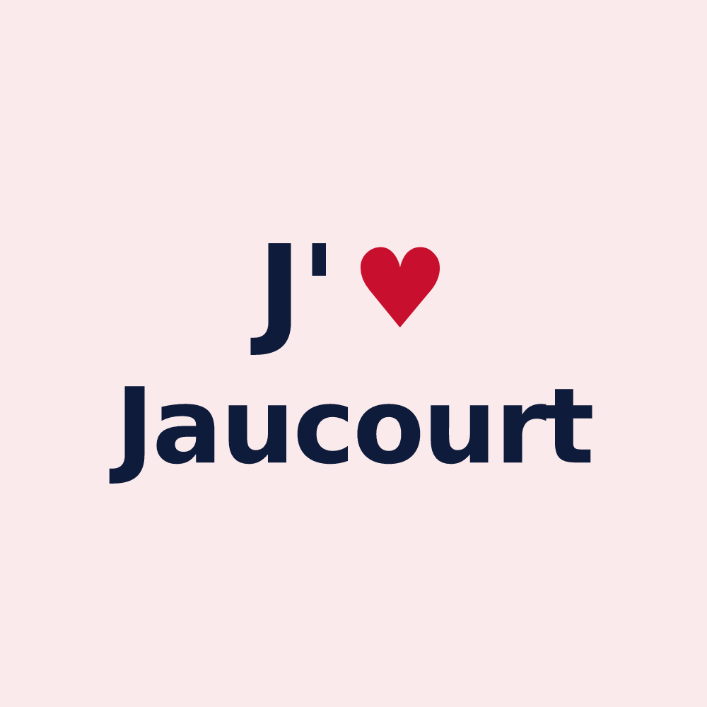 Magnet personnalisé Jaucourt — design J'aime Jaucourt
