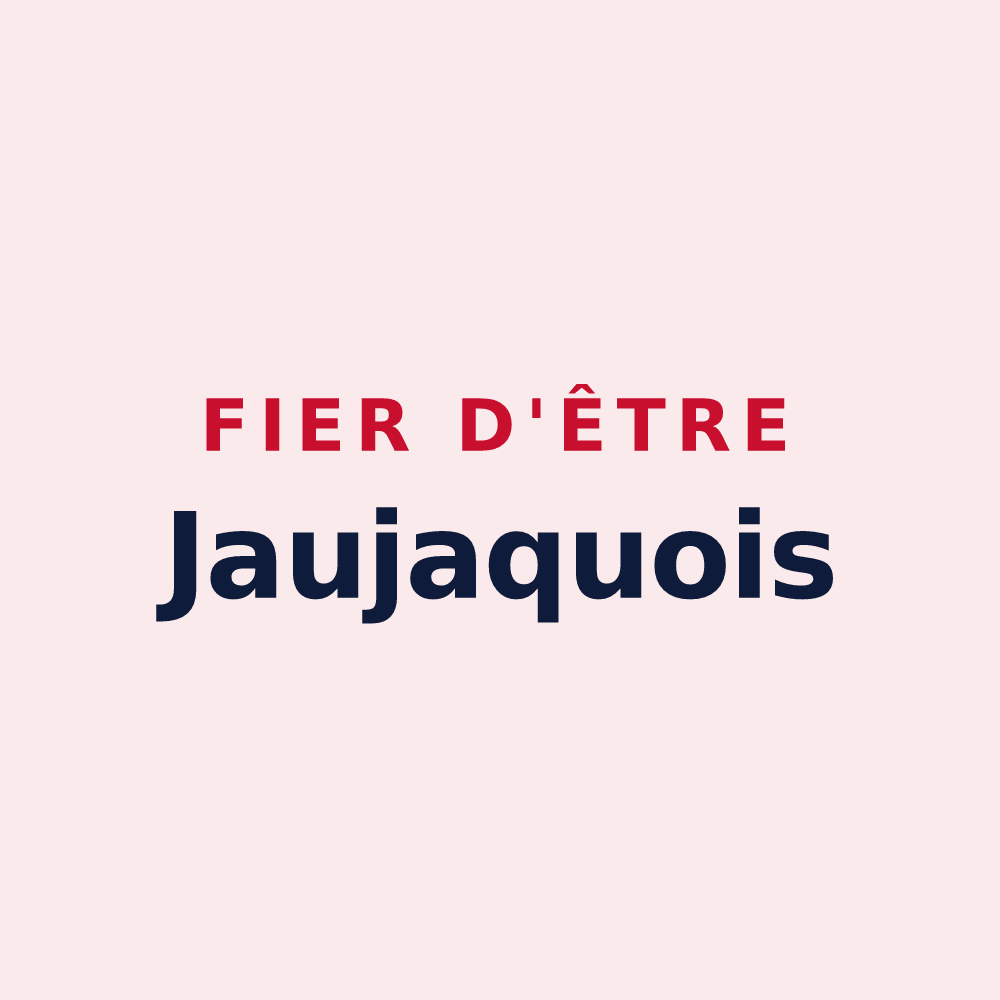 Magnet « Fier d'être Jaujaquois » — design pour Jaujac