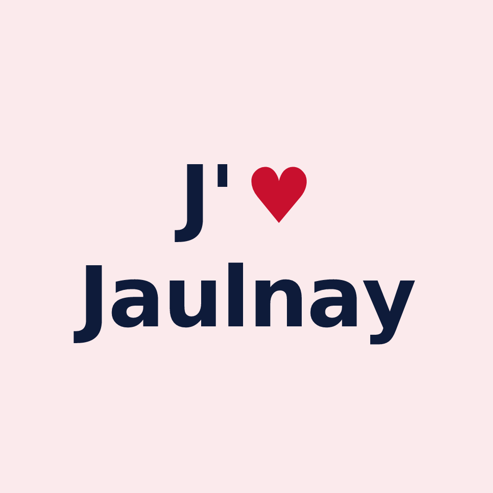 Magnet personnalisé Jaulnay — design J'aime Jaulnay
