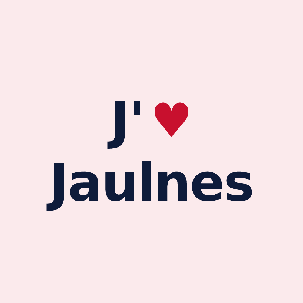 Magnet personnalisé Jaulnes — design J'aime Jaulnes