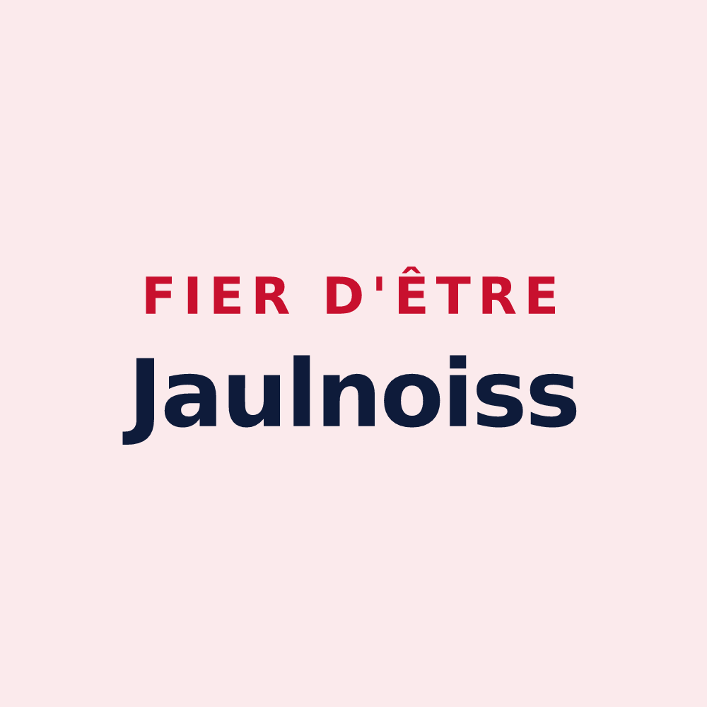 Magnet « Fier d'être Jaulnoiss » — design pour Jaulny