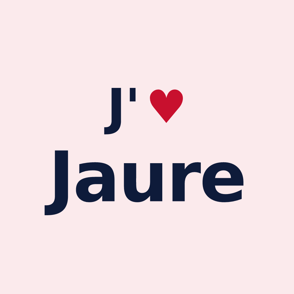 Magnet personnalisé Jaure — design J'aime Jaure