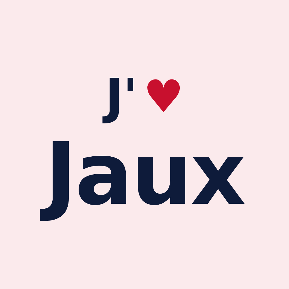 Magnet personnalisé Jaux — design J'aime Jaux