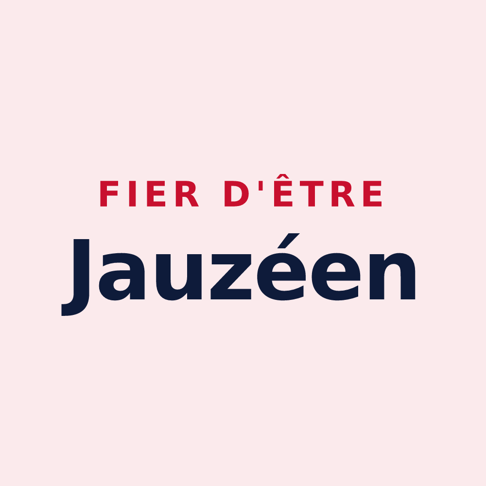 Magnet « Fier d'être Jauzéen » — design pour Jauzé