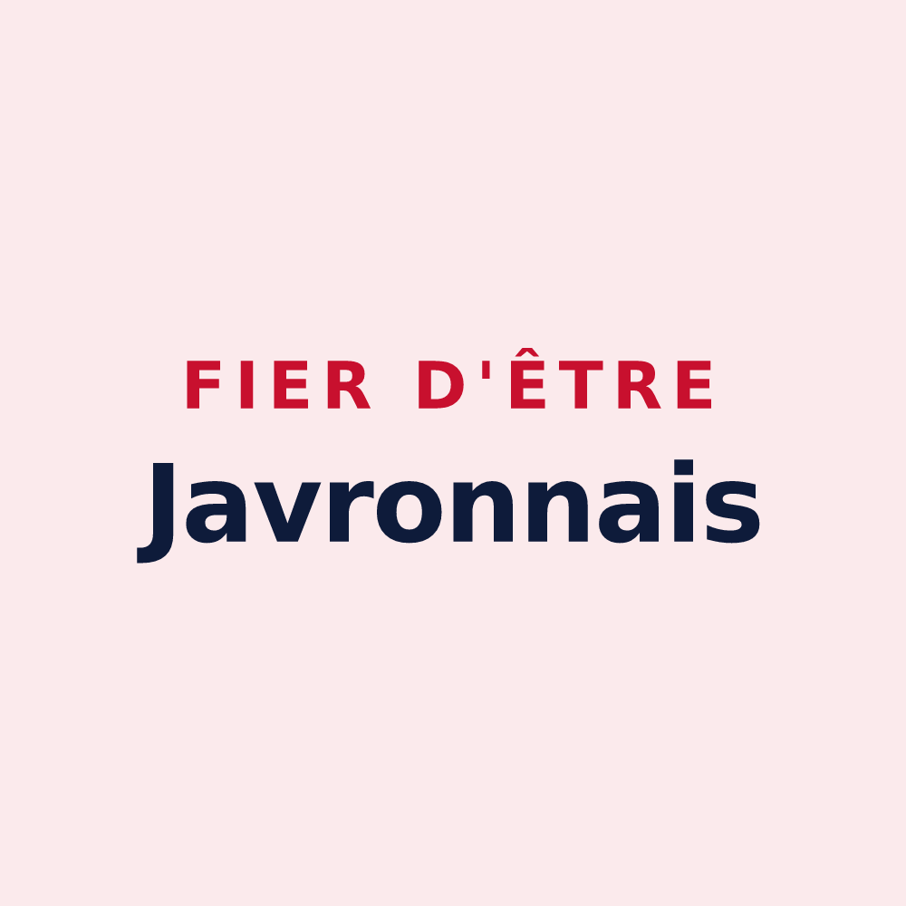 Magnet « Fier d'être Javronnais » — design pour Javron-les-Chapelles