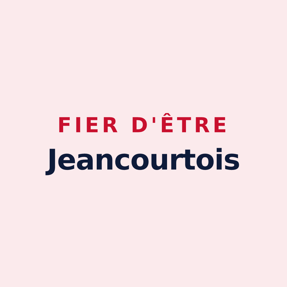Magnet « Fier d'être Jeancourtois » — design pour Jeancourt