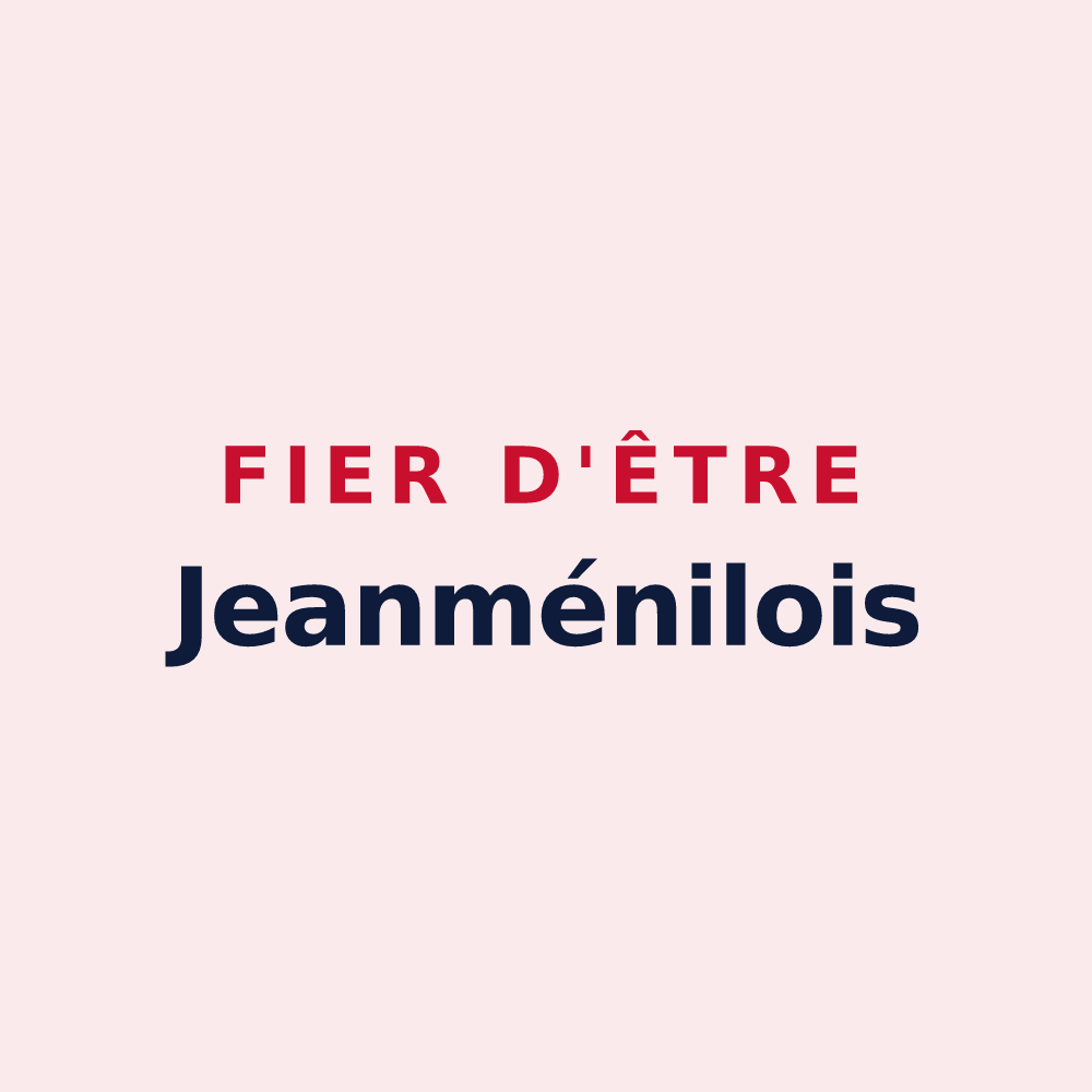 Magnet « Fier d'être Jeanménilois » — design pour Jeanménil