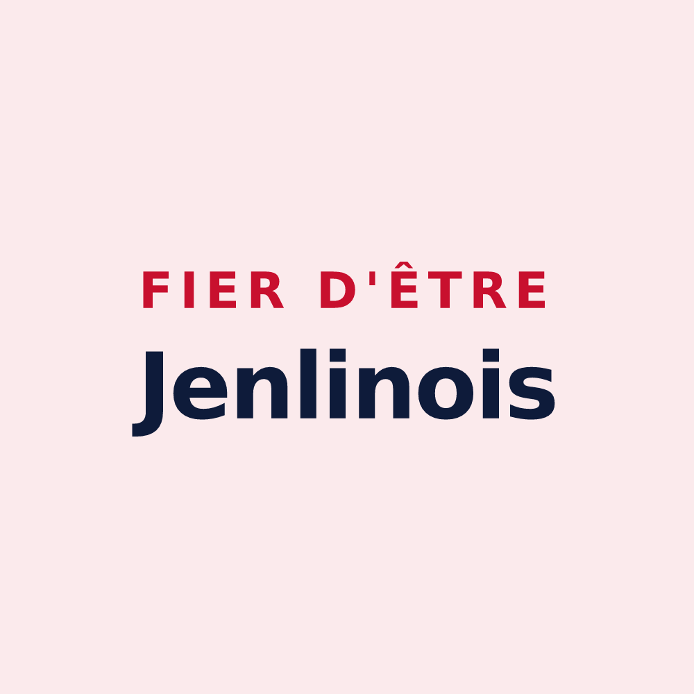 Magnet « Fier d'être Jenlinois » — design pour Jenlain