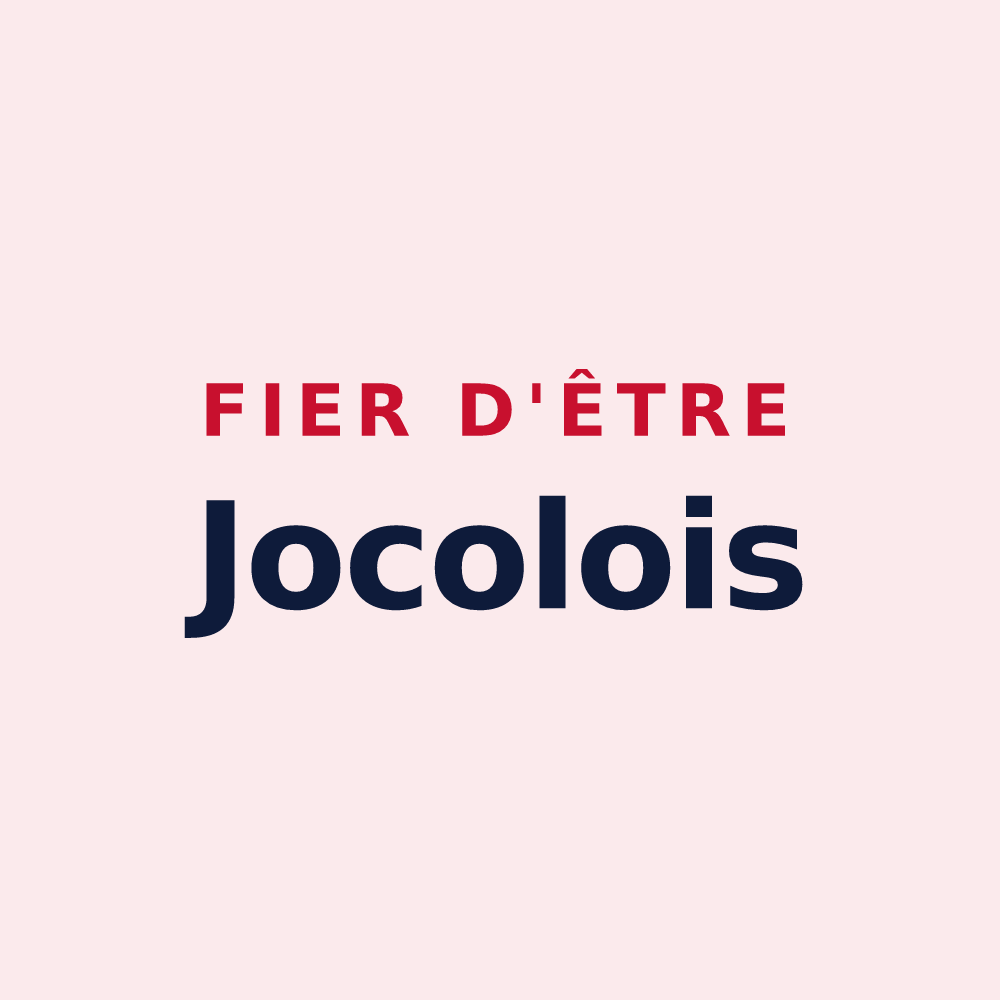 Magnet « Fier d'être Jocolois » — design pour Jeu-les-Bois