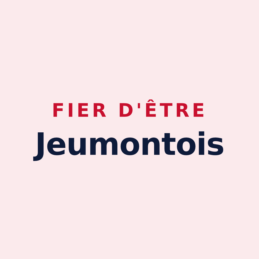 Magnet « Fier d'être Jeumontois » — design pour Jeumont