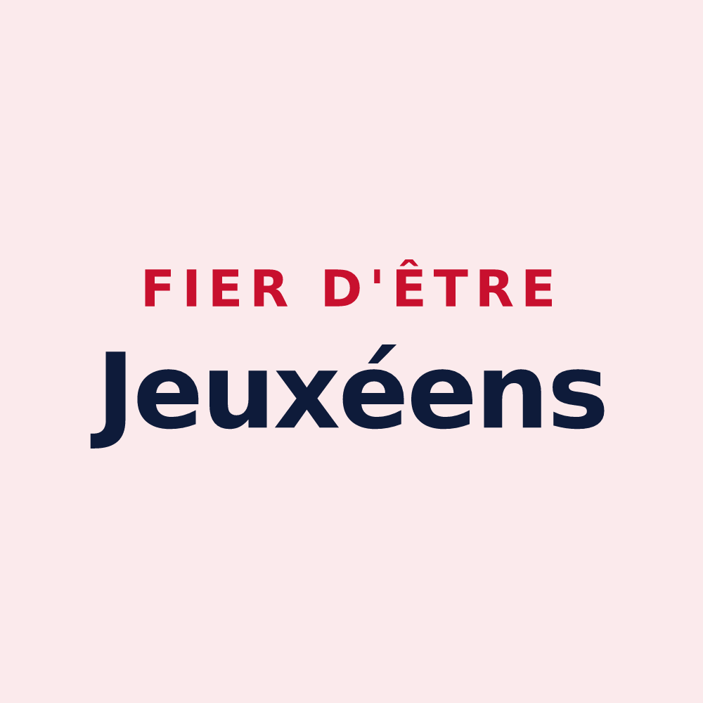 Magnet « Fier d'être Jeuxéens » — design pour Jeuxey