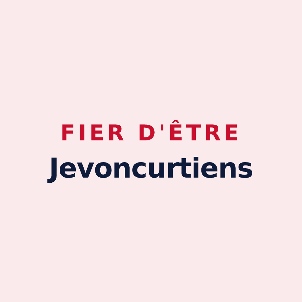 Magnet « Fier d'être Jevoncurtiens » — design pour Jevoncourt