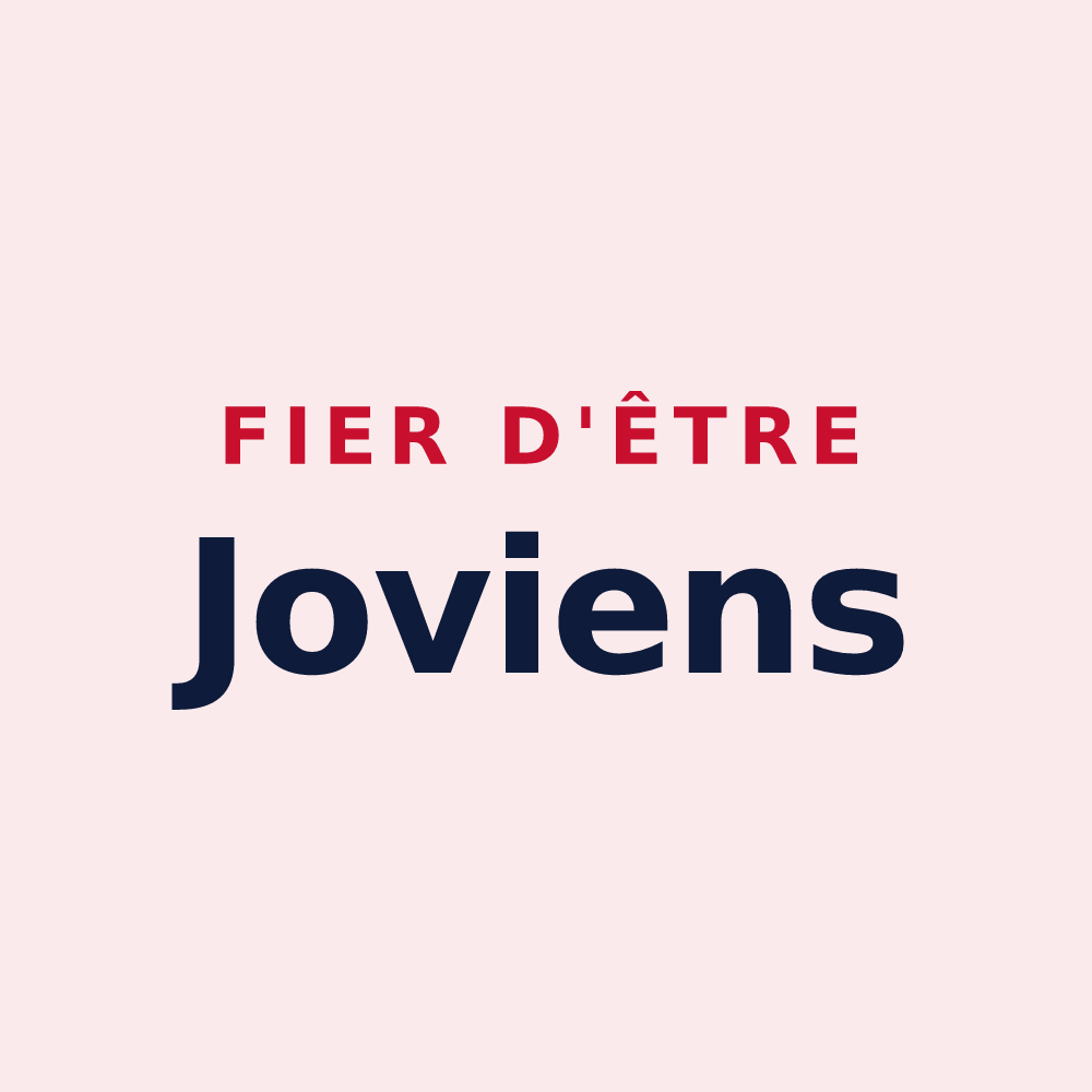 Magnet « Fier d'être Joviens » — design pour Job