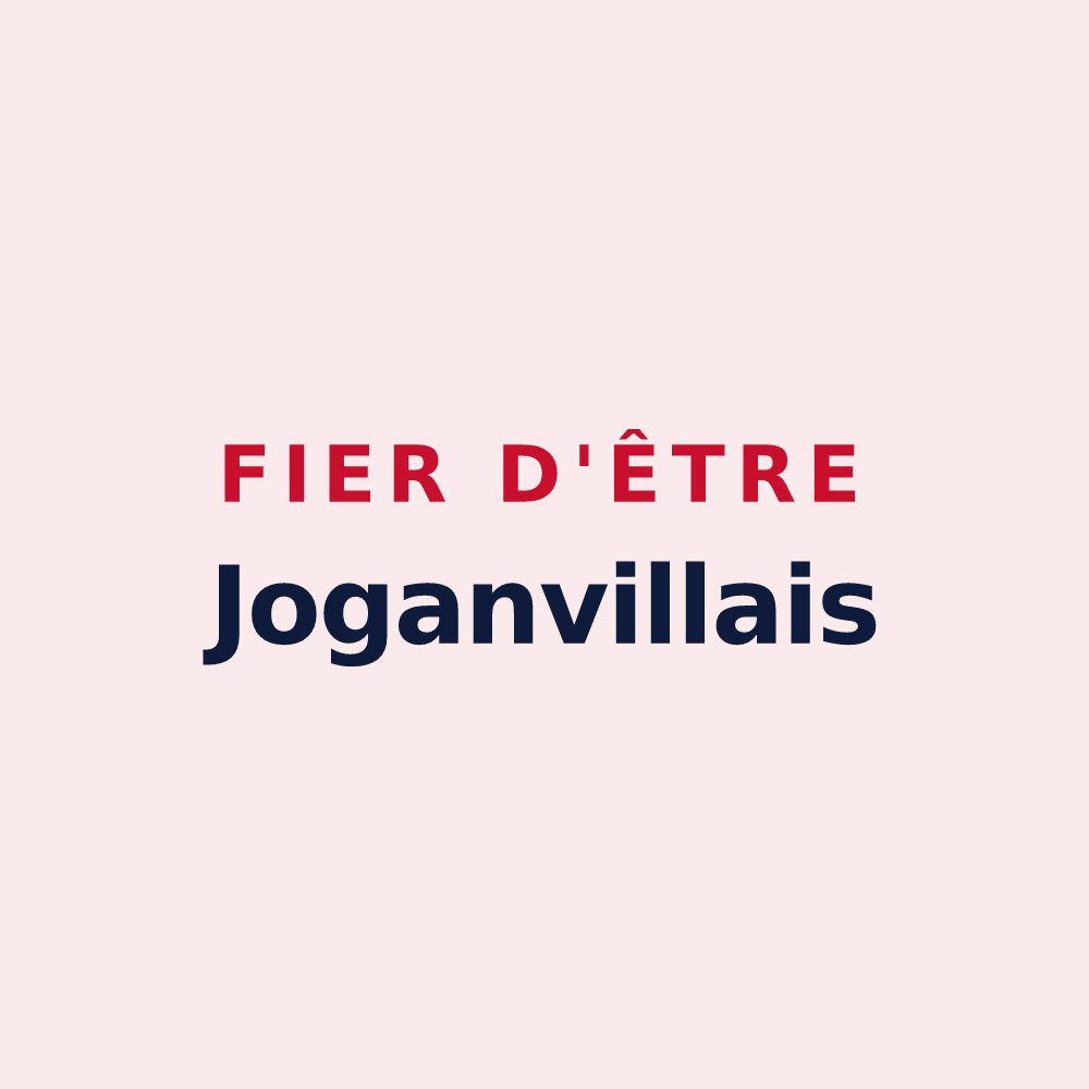 Magnet « Fier d'être Joganvillais » — design pour Joganville