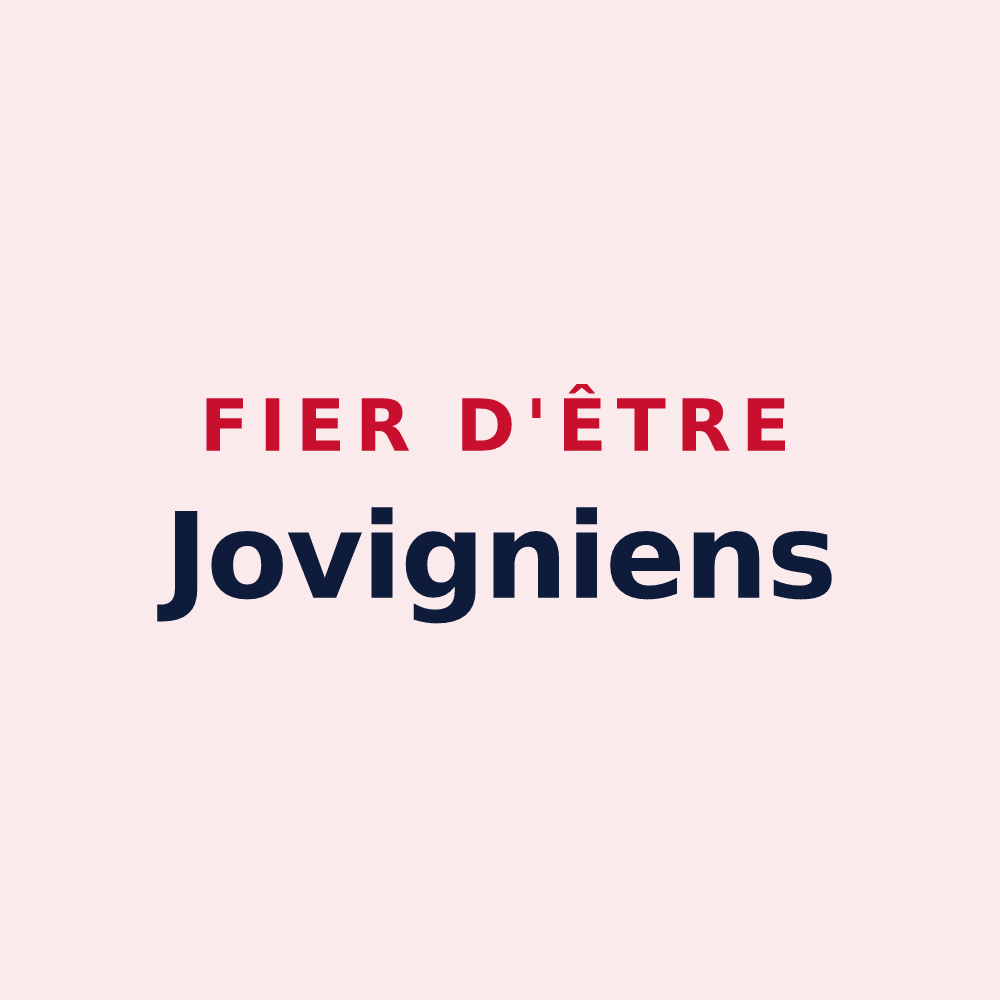 Magnet « Fier d'être Jovigniens » — design pour Joigny-sur-Meuse